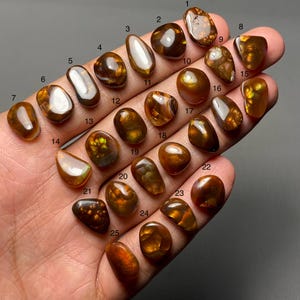 Mexican Fire Agate A One Quality 100% Natural Mexican Fire Agate Loose Gemstone For Making Jewelry Code SF-1354