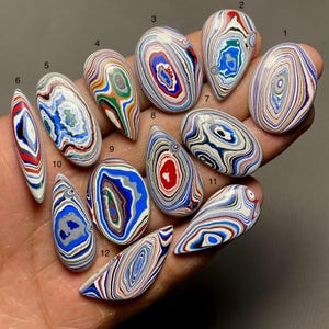Multi colour Fordite Top Grade Quality Unique Fordite Cabochon Loose Gemstone For Making Jewelry Code SF-662