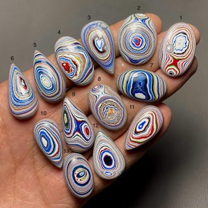 Multi colour Fordite Top Grade Quality Unique Fordite Cabochon Loose Gemstone For Making Jewelry Code SF-659