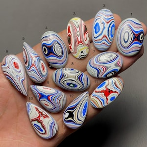 Multi colour Fordite Top Grade Quality Unique Fordite Cabochon Loose Gemstone For Making Jewelry Code SF-660