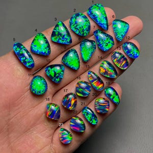 Bello Opal & Crystal Doublet A One Quality Gemstone Cabochon Loose Gemstone For Making Jewelry SF-764