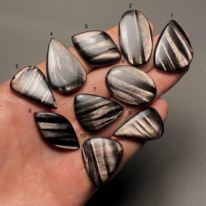 Hypersthene A One Quality 100% Natural Hypersthene Cabochon Loose Gemstone For Making Jewelry Code SF-946