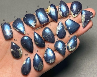 Covellite A One Quality 100% Natural Covellite Cabochon Loose Gemstone For Making Jewelry Code SF-2019