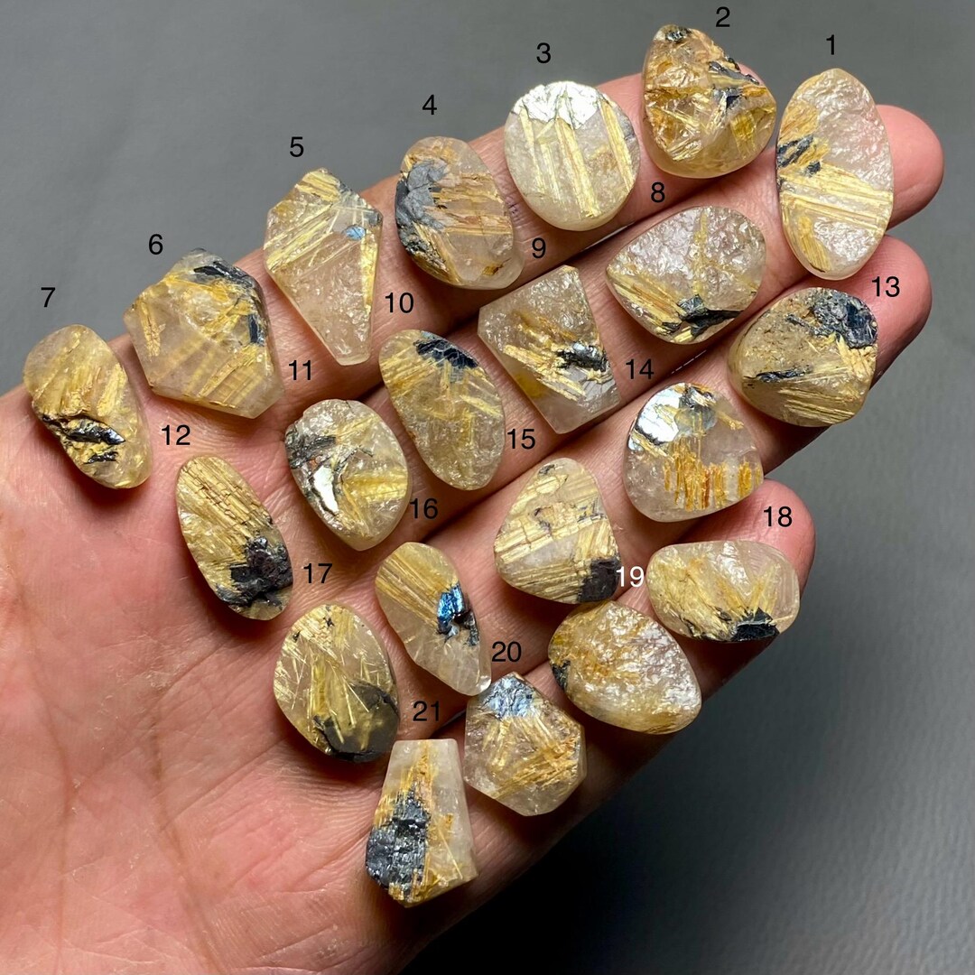 Star Rutile Star Golden Rutile Quartz A One Quality 100% Natural Golden Rutile ...