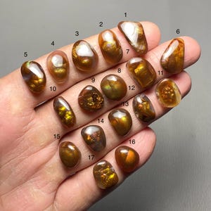 Mexican Fire Agate A One Quality 100% Natural Loose Gemstone For Making Jewelry