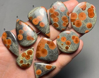 Peanut Obsidian Top Grade Quality 100% Natural Peanut Obsidian Cabochon Loose Gemstone For Making Jewelry SF-880