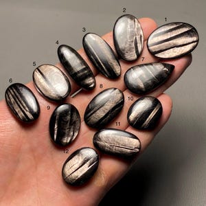 Hypersthene A One Quality 100% Natural Hypersthene Cabochon Loose Gemstone For Making Jewelry Code SF-944