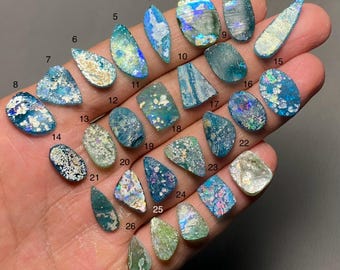 Raw Roman Glass A One Quality Gemstone For Making Jewelry SF-642