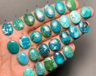 Tibetaans turkoois Een kwaliteit 100% natuurlijke Tibetaans turkoois cabochon losse edelsteen voor het maken van sieraden SF-408