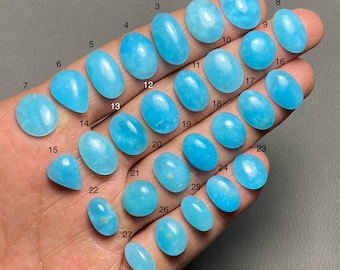 Hemimorphite A One Quality Hemimorphite Cabochon Loose Gemstone For Making Jewelry Code SF-744