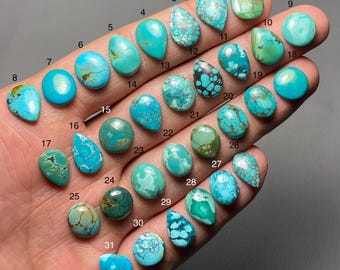 Tibetan Turquoise A One Quality 100% Natural Tibetan Turquoise Cabochon Loose Gemstone For Making Jewelry SF-926
