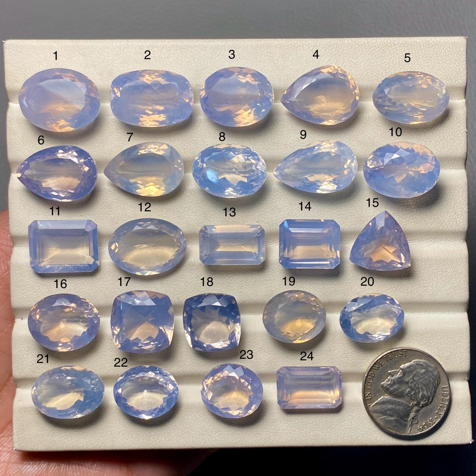 Orecchini Pendenti Argento 925 Con Tanzanite Blu Creata In Laboratorio - Fatto A Mano