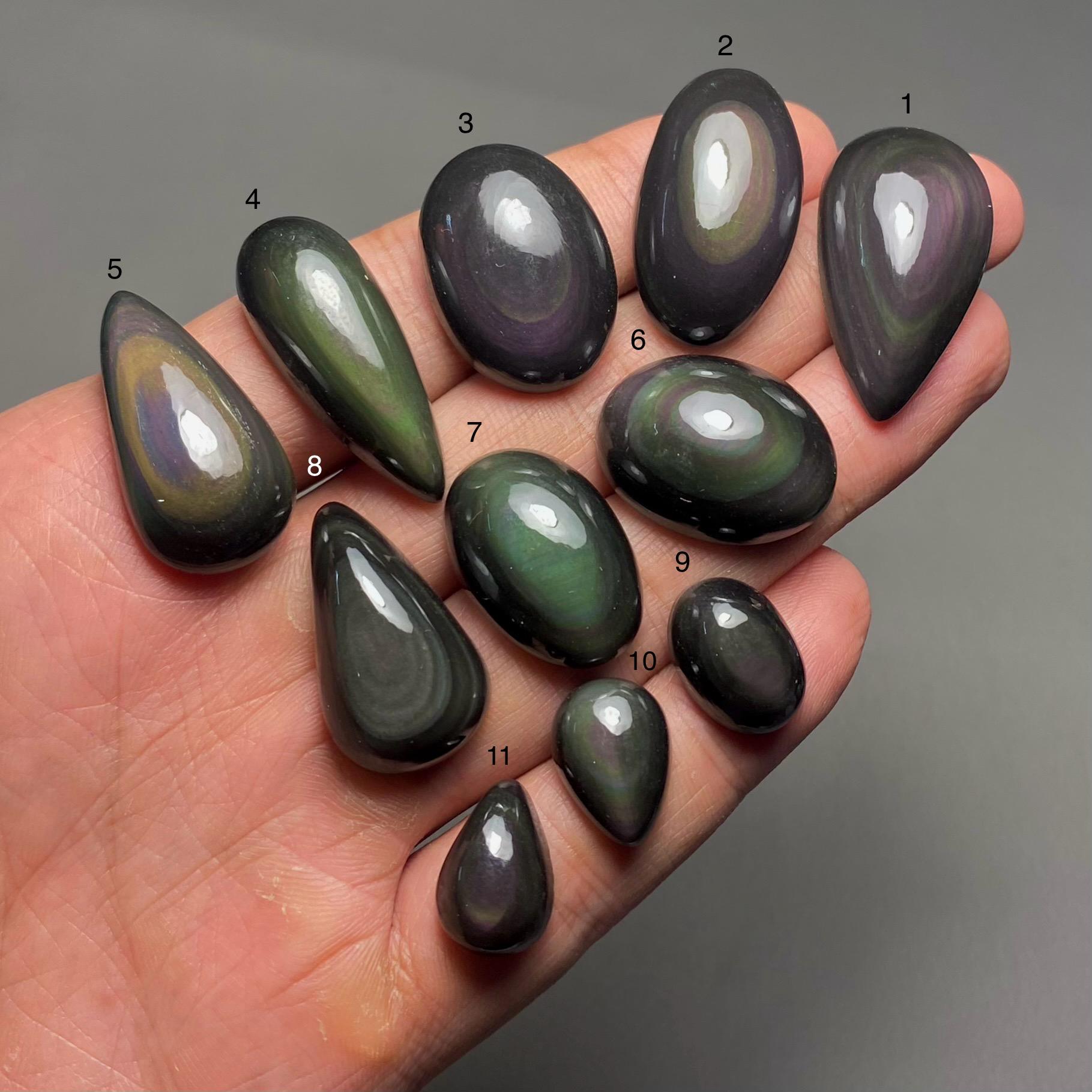 Rainbow obsidian - Etsy 日本