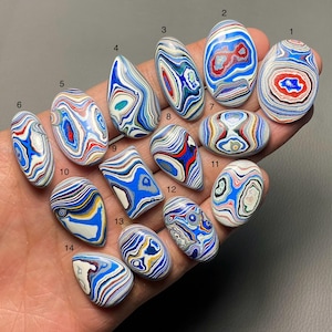 Multi colour Fordite Top Grade Quality Unique Fordite Cabochon Loose Gemstone For Making Jewelry Code SF-836