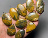 Yellow Jasper A One Quality 100% Natural Gemstone Cabochon Loose