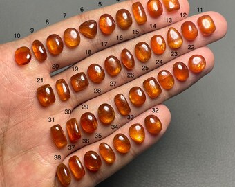 Orange Kyanite Top Grade Quality 100% Natural Kyanite Cabochon Loose Gemstone For Making Jewelry SF-1714