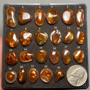 Mexican Fire Agate A One Quality 100% Natural Mexican Fire Agate Loose Gemstone For Making Jewelry Code SF-497