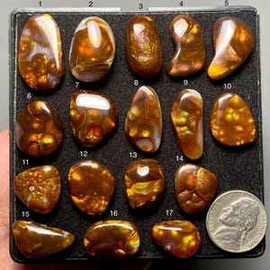Mexican Fire Agate A One Quality 100% Natural Mexican Fire Agate Loose Gemstone For Making Jewelry Code SF-1093