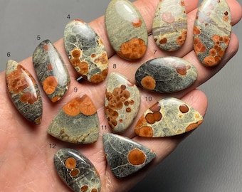 Peanut Obsidian Top Grade Quality 100% Natural Peanut Obsidian Cabochon Loose Gemstone For Making Jewelry SF-882