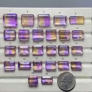 Ametrine Top Grade Quality 100% Natural Ametrine Faceted Cut Loose Gemstone For Making Jewelry SF-1476