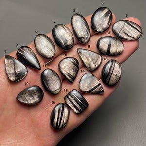 Hypersthene A One Quality 100% Natural Hypersthene Cabochon Loose Gemstone For Making Jewelry Code SF-949