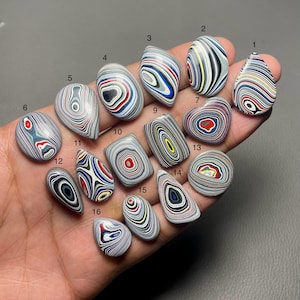 Multi colour Fordite A One Quality Unique Fordite Cabochon Loose Gemstone For Making Jewelry Code SF-288