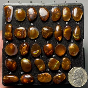 Mexican Fire Agate A One Quality 100% Natural Mexican Fire Agate Loose Gemstone For Making Jewelry Code SF-1325