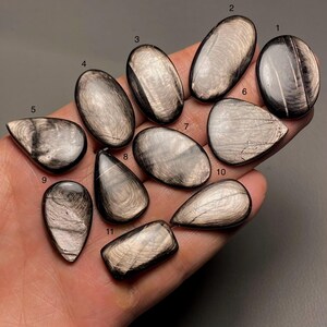 Hypersthene A One Quality 100% Natural Hypersthene Cabochon Loose Gemstone For Making Jewelry Code SF-945