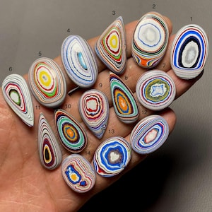 Multi colour Fordite A One Quality Unique Fordite Cabochon Loose Gemstone For Making Jewelry Code SF-658