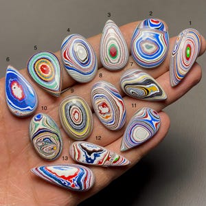 Multi colour Fordite Top Grade Quality Unique Fordite Cabochon Loose Gemstone For Making Jewelry Code SF-657