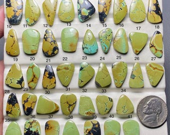 Rare Shade Tibetan Turquoise A One Quality 100% Natural Tibetan Turquoise Cabochon Loose Gemstone For Making Jewelry SF-1238