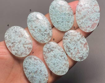 Hemimorphite A One Quality Hemimorphite Cabochon Loose Gemstone For Making Jewelry Code SF-1133