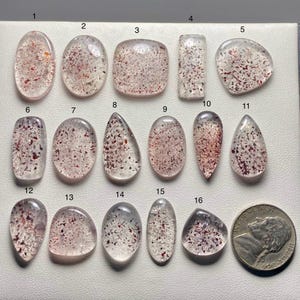 Lepidocrocite Quartz Top Grade Quality 100% Natural Lepidocrocite Quartz Cabochon Loose Gemstone For Making Jewelry SF-1131