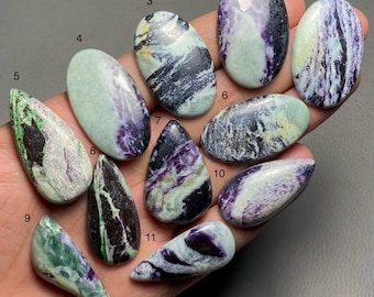 Kammererite A One Quality 100% Natural Kammererite Cabochon Loose Gemstone For Making Jewelry Code SF-813