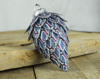 Pinecone Christmas tree decorations, vintage ornament, original decorations gift