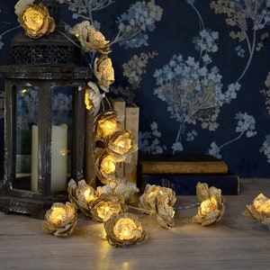 Fairy Garland Lights, Floral String Lights