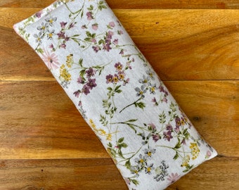 Microwave Heating Pad, 4 Sizes Available, Filled with Flax Seed and Choice of Herbs - Lavender, Chamomile, Peppermint or Unscented