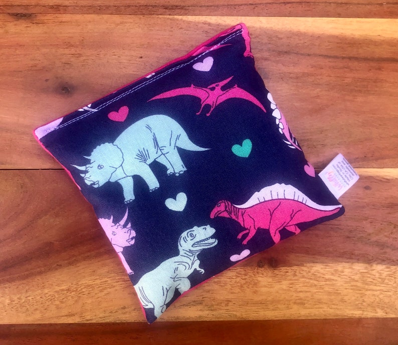 Heating Pad Microwavable Lavender Heat Pillow Dinosaur Gifts Etsy