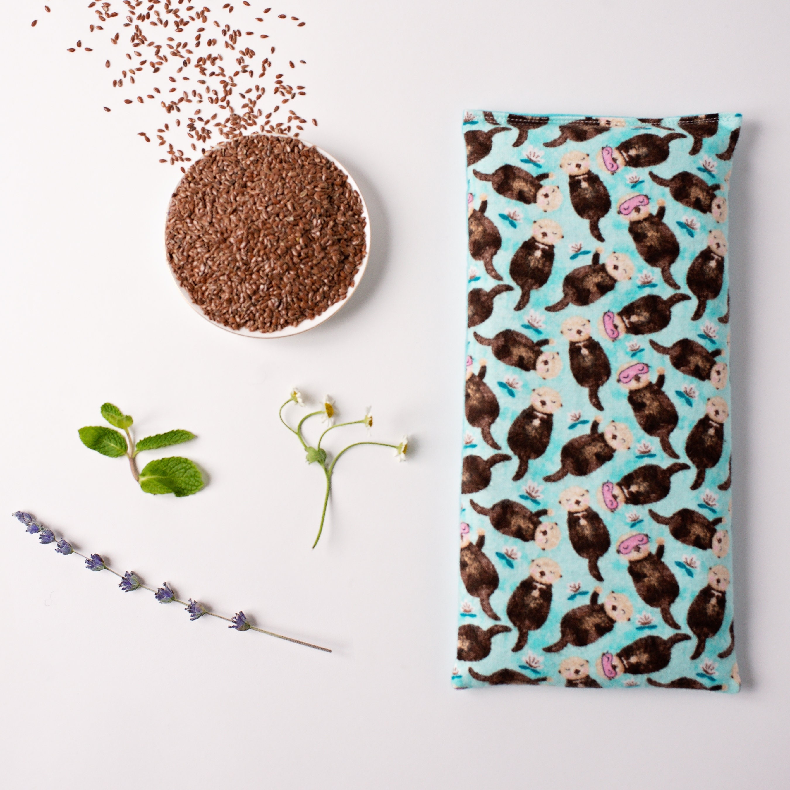 Heat Pack Flax seed Bag Microwave Heating Pad Scented or Etsy