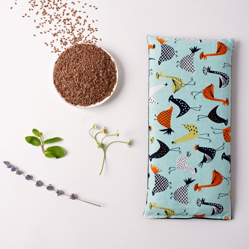 Microwave Heating Pad With Flax Seed and Herbs Etsy