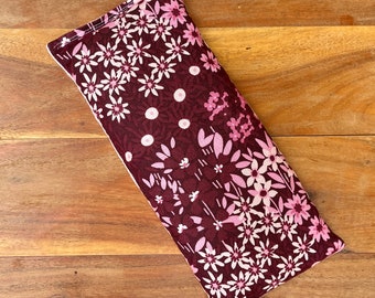 Microwave Heating Pad, 4 Sizes Available, Filled with Flax Seed and Choice of Herbs - Lavender, Chamomile, Peppermint or Unscented