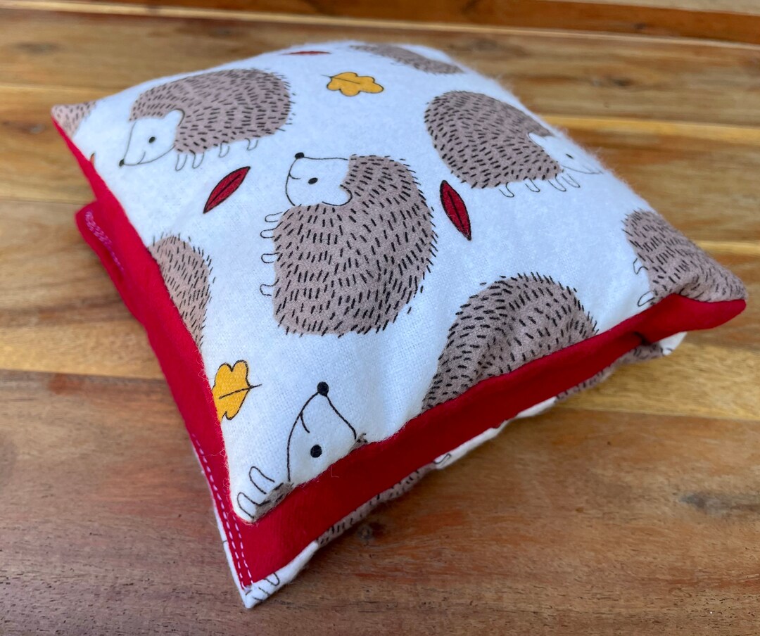 Large Heating Pad Flax Seed Heat Pack Lavender Relaxation Gift for Her Ice Pack Microwave