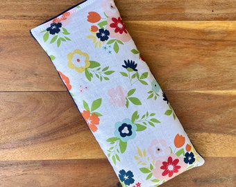 Microwave Heating Pad, 4 Sizes Available, Filled with Flax Seed and Choice of Herbs - Lavender, Chamomile, Peppermint or Unscented