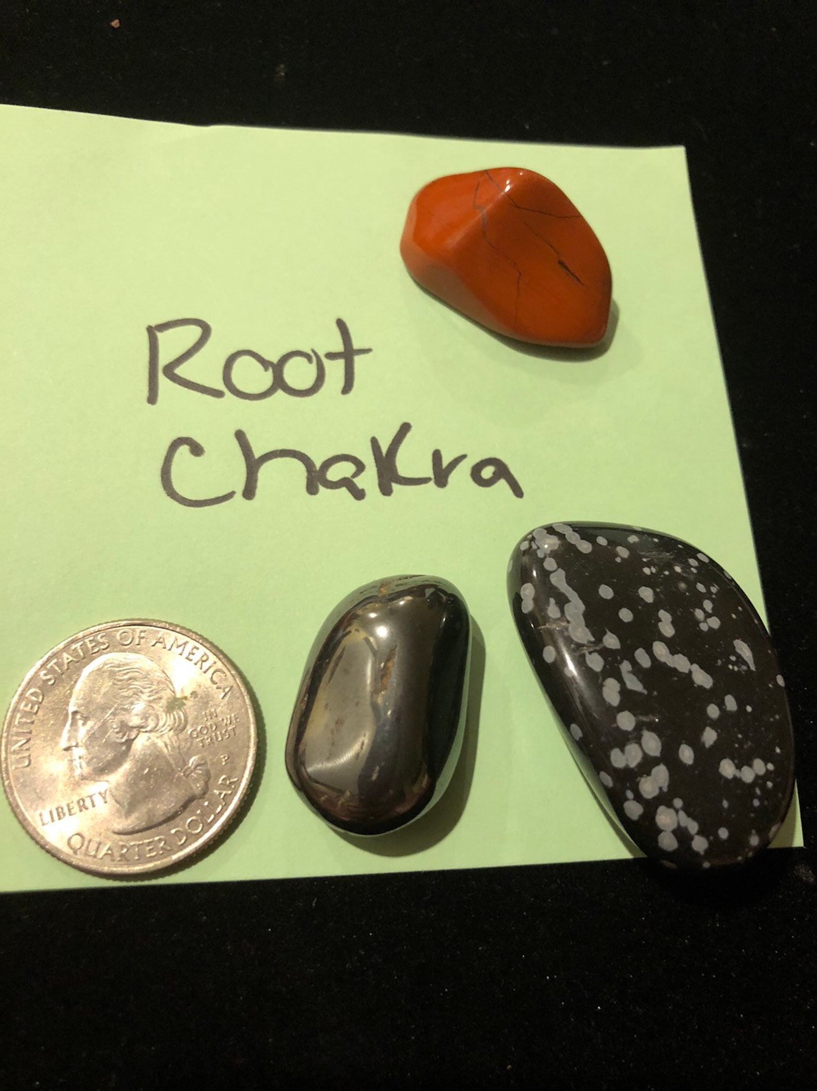 Root chakra crystal set Etsy