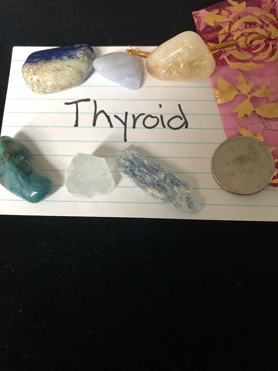 Thyroid Crystal Set Etsy