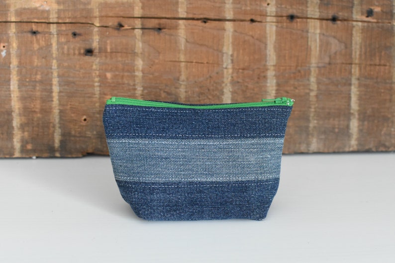 Denim Pouch // Diaper Bag Organization // Upcycled Pouch // Etsy