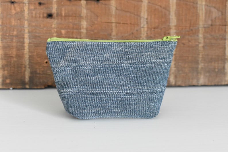 Denim Pouch // Diaper Bag Organization // Upcycled Pouch // Etsy