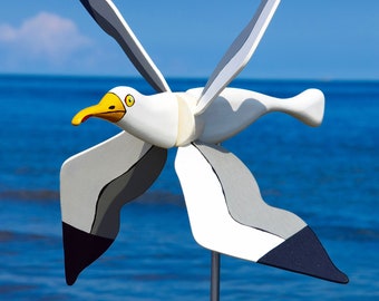 WHIRLIGIG SEAGULL - sea sculpture