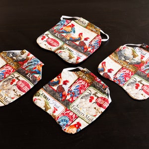 Handmade Padded Chicken Saddle Pattern - Hen Saddle Pattern -  Set: 4Cute Durable Saddle Pattern