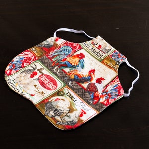 Handmade Padded Chicken Saddle Pattern - Hen Saddle Pattern - Farmer&#39;s Market Saddle Pattern